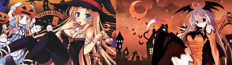 Halloween anime girls