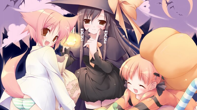 Halloween anime girls