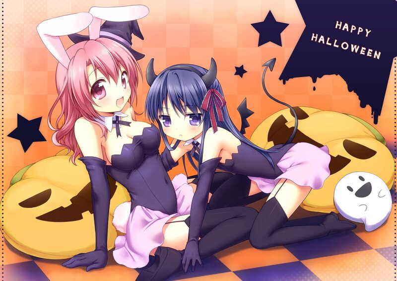 Halloween anime girls