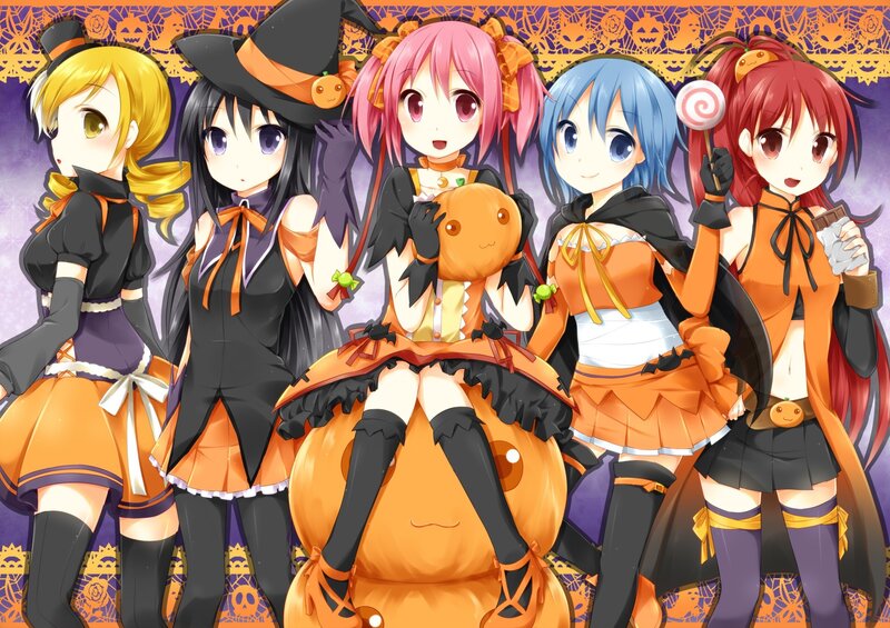 Halloween anime girls