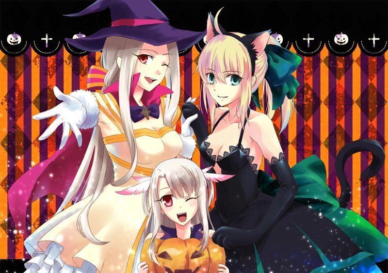 Halloween anime girls