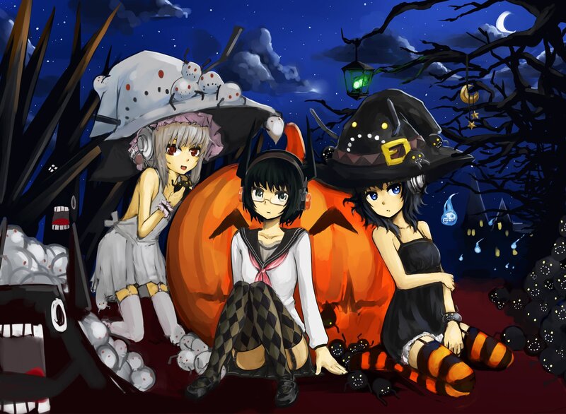 Halloween anime girls