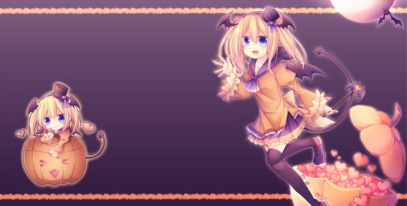 Halloween anime girls