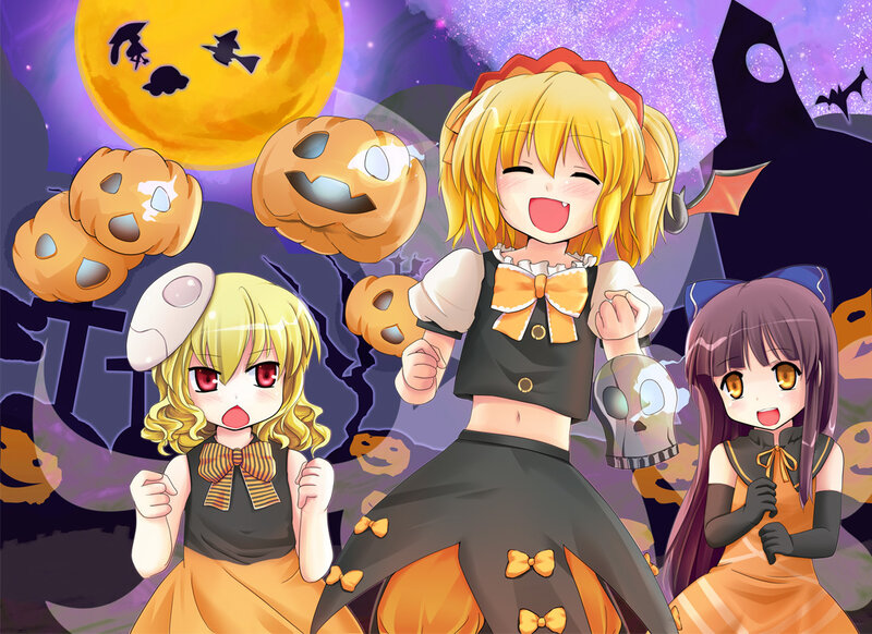 Halloween anime girls