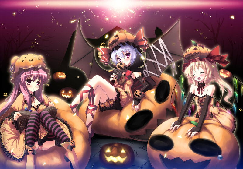 Halloween anime girls