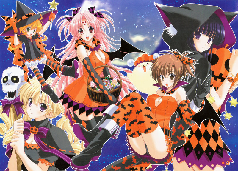 Halloween anime girls