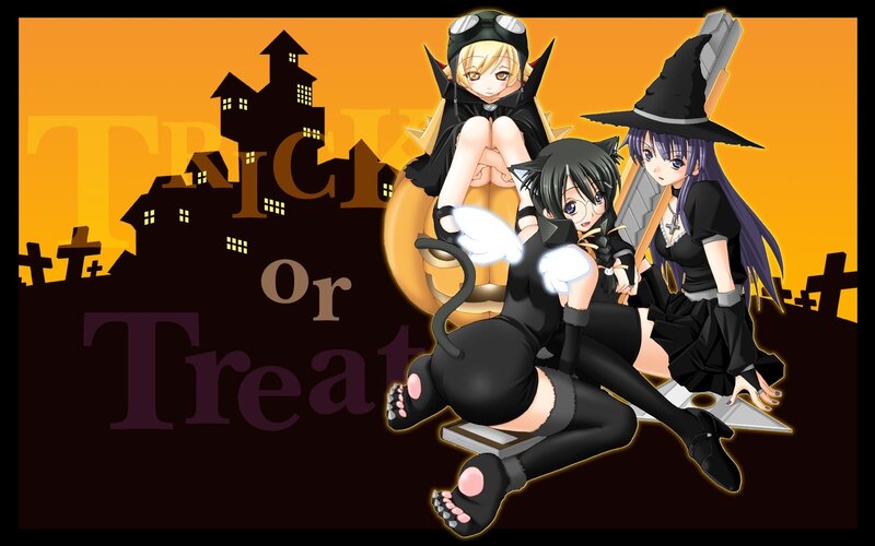 Halloween anime girls