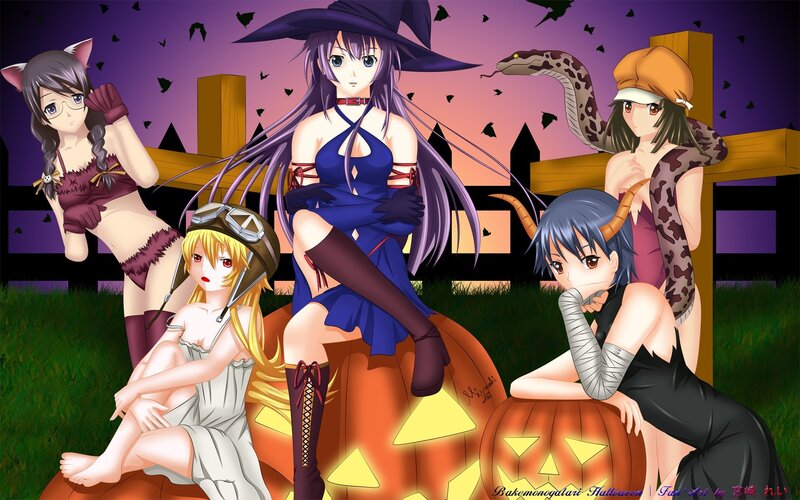 Halloween anime girls