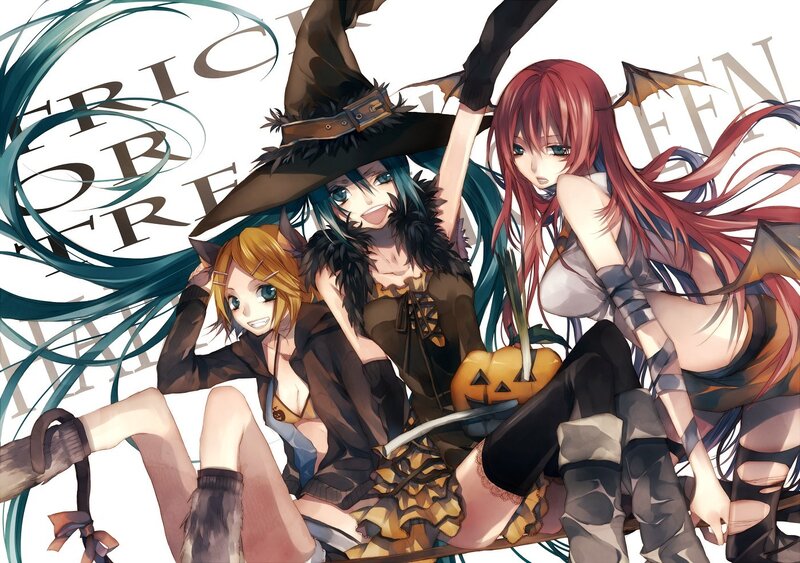 Halloween anime girls