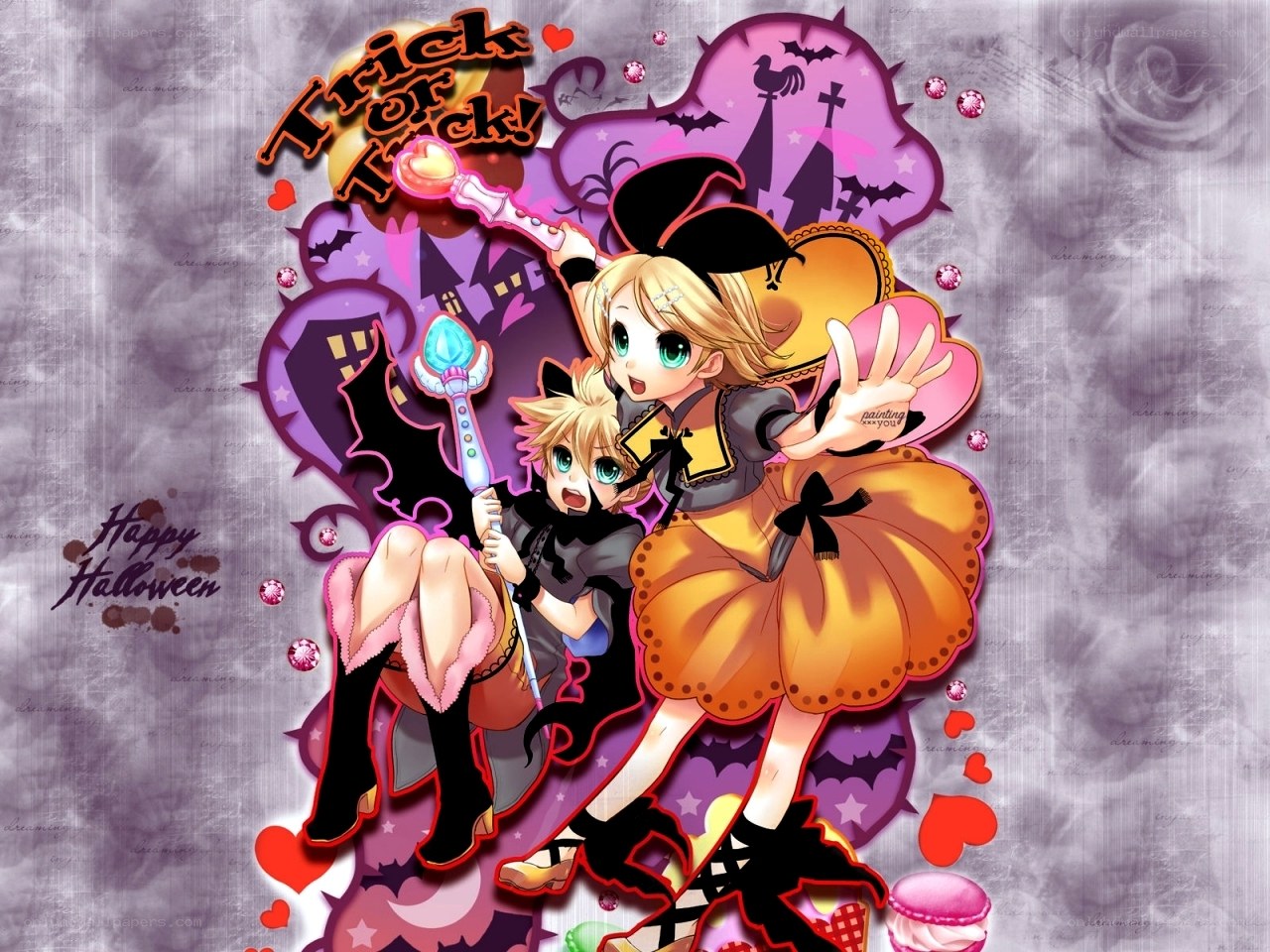 Halloween anime girls