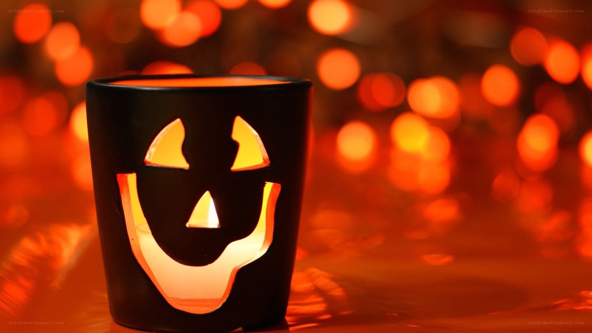 Halloween candle holder