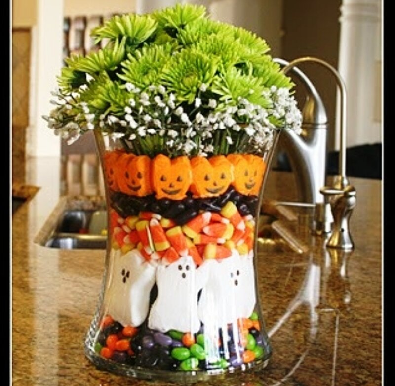 Halloween Candy Centerpiece