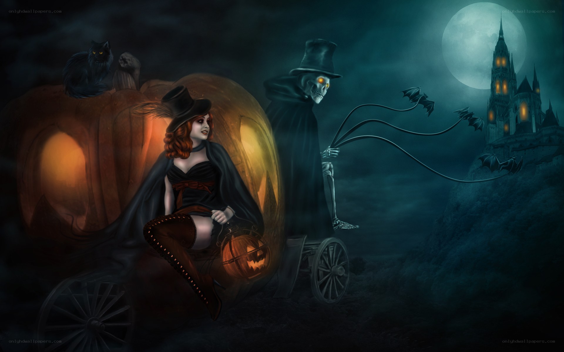 Halloween carriage ride