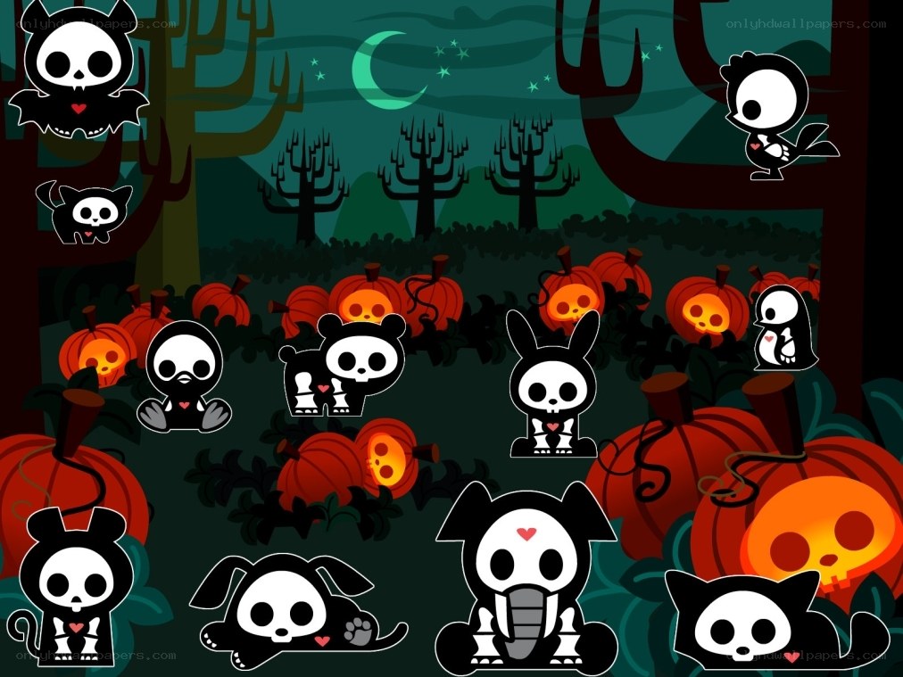 Halloween cartoon characters