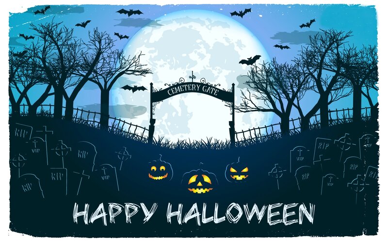 Halloween Cemetery
