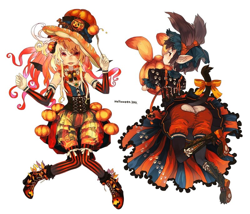 Halloween character designs