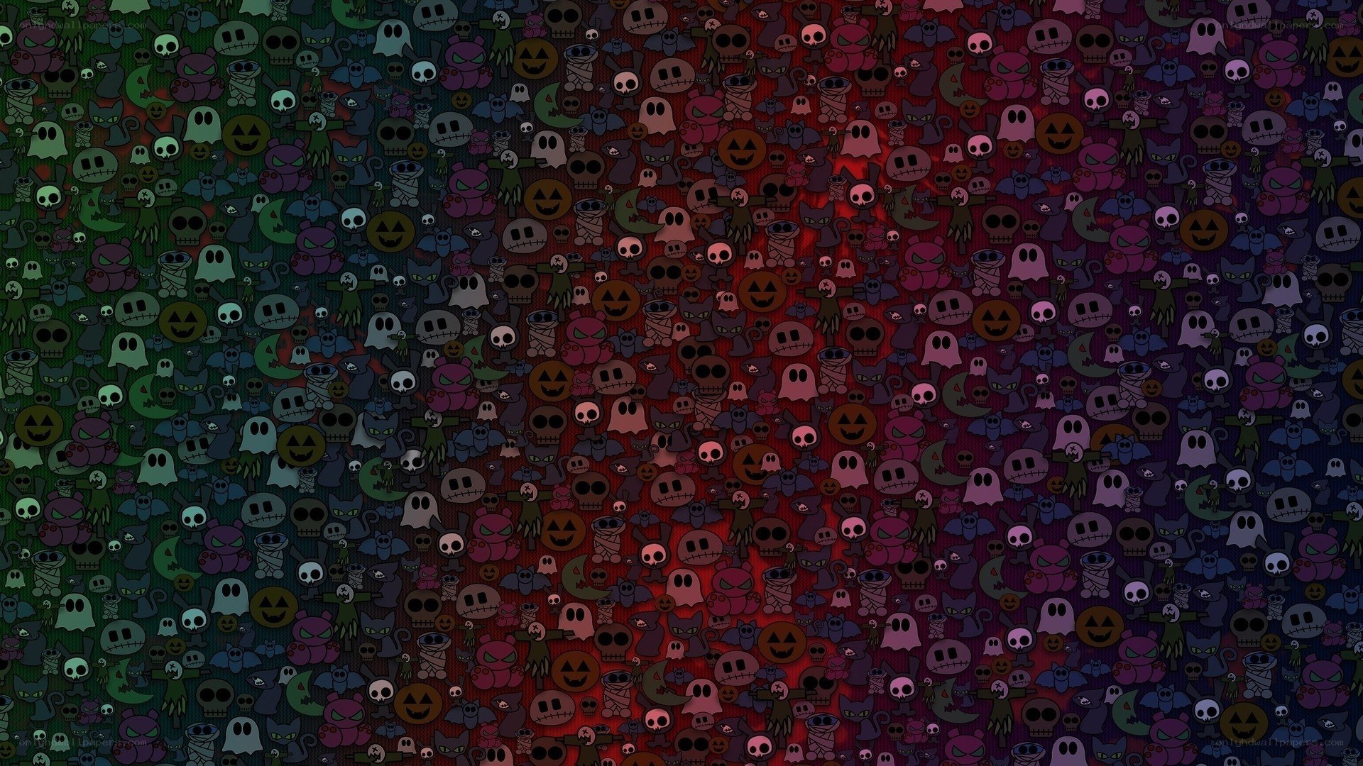 Halloween character pattern
