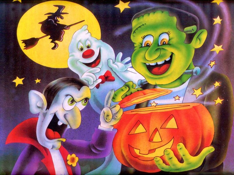 Halloween Characters — Green