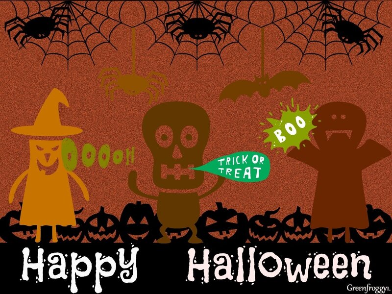 Halloween Characters — Orange