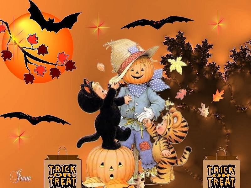 Halloween children's illustration