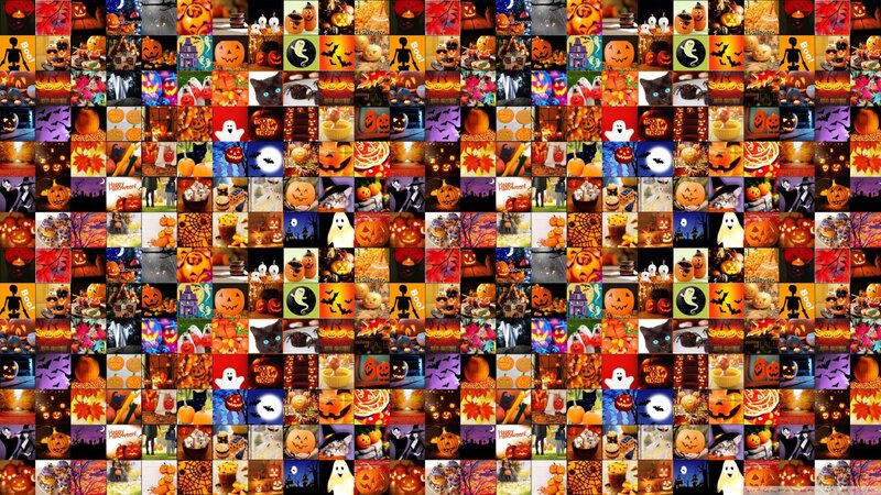 Halloween Collage — Orange, Festive