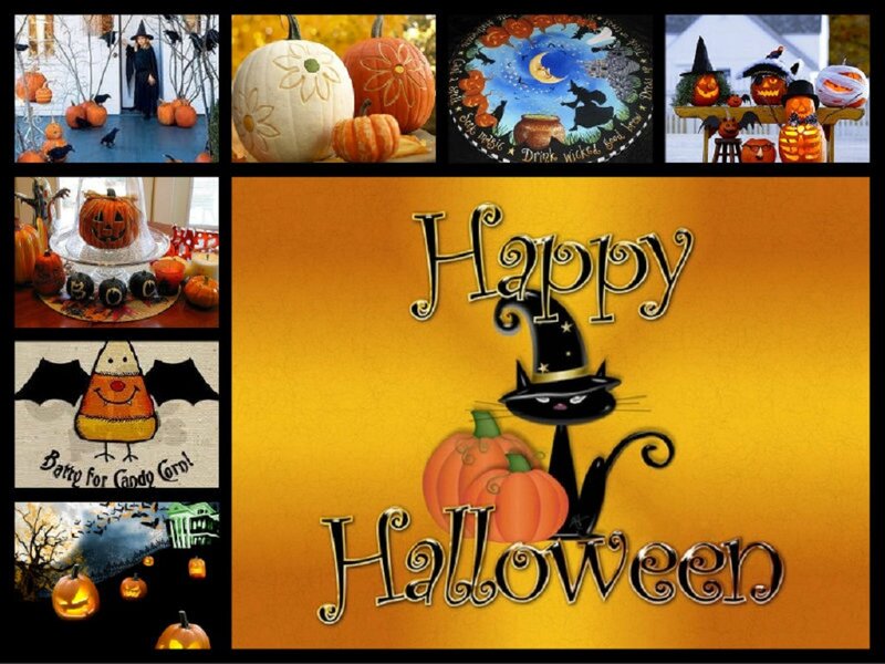 Halloween Collage — Orange