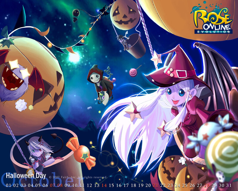 Halloween Day in Rose Online