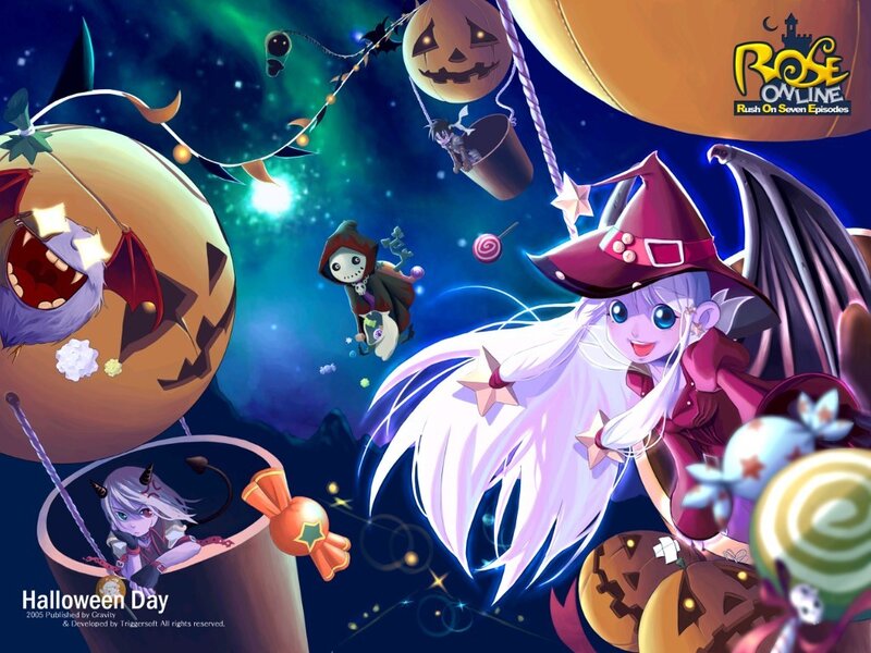 Halloween Day in Rose Online