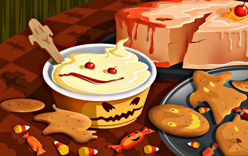 Halloween Dessert Spread