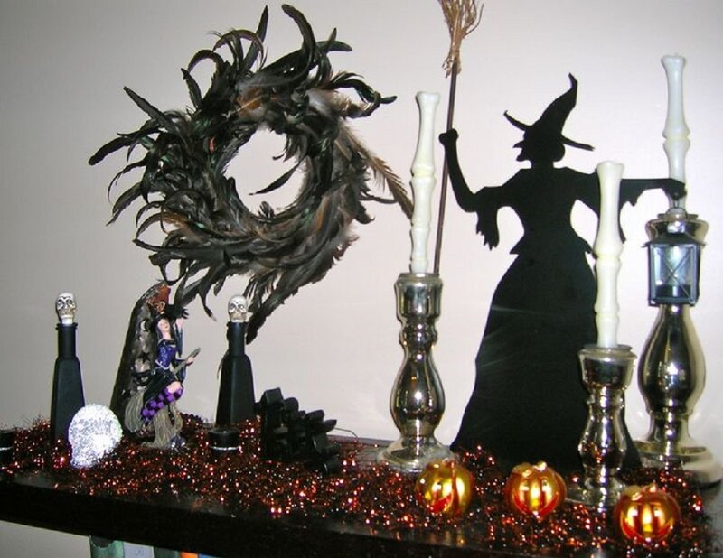 Halloween Display on Table