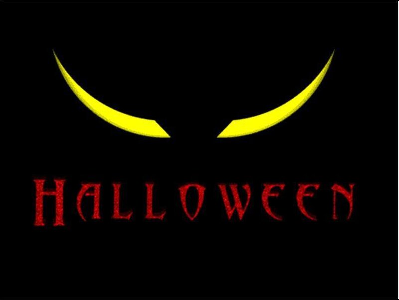 Halloween eyes logo