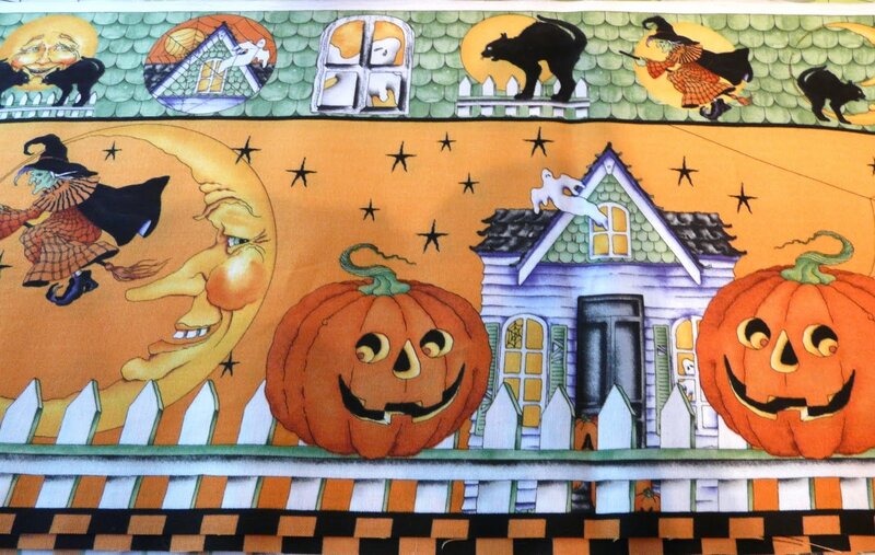 Halloween Fabric Design