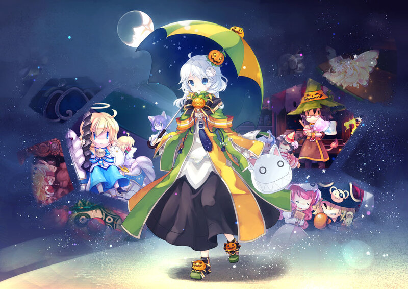 Halloween fantasy characters