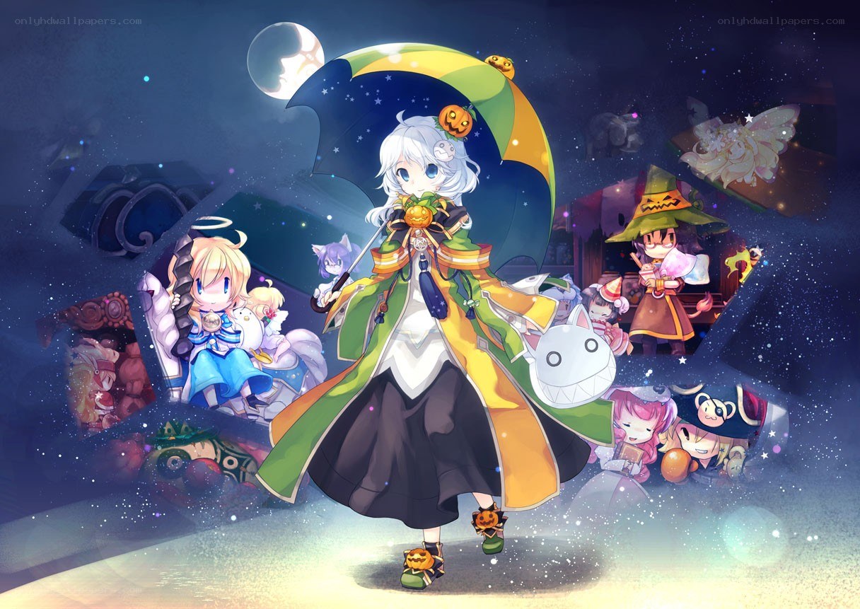 Halloween fantasy characters