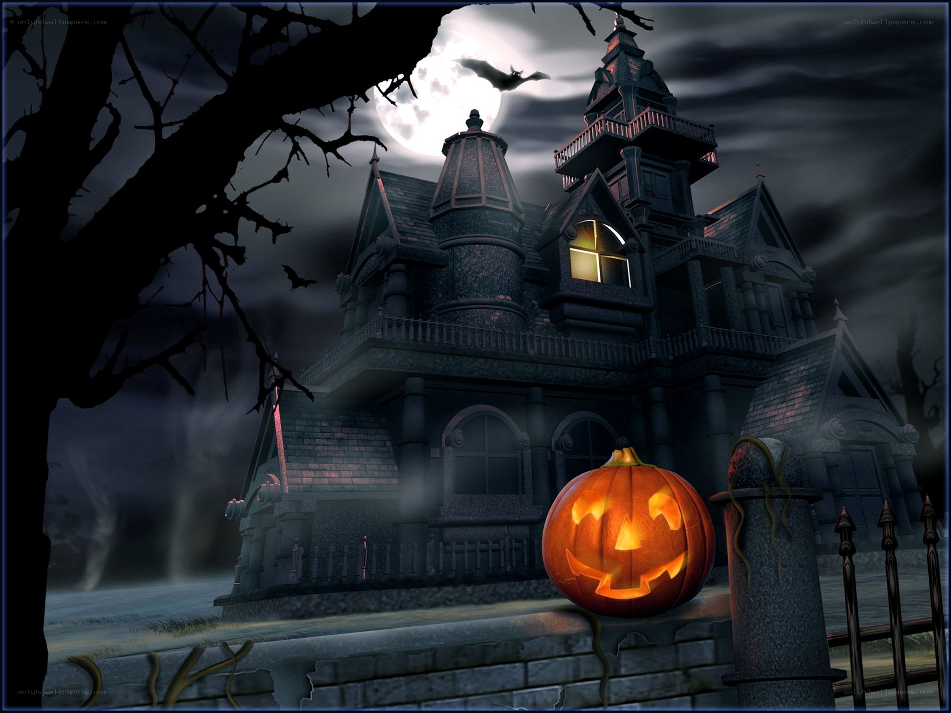 Halloween haunted house