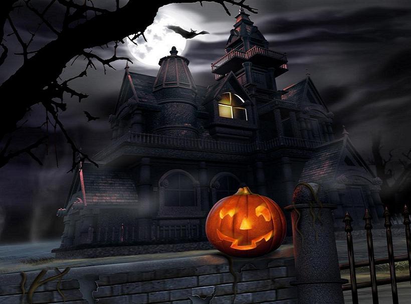 Halloween haunted house