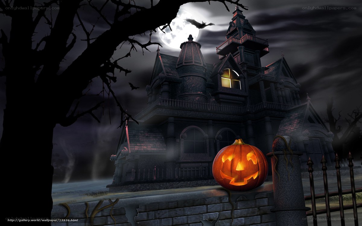 Halloween haunted house