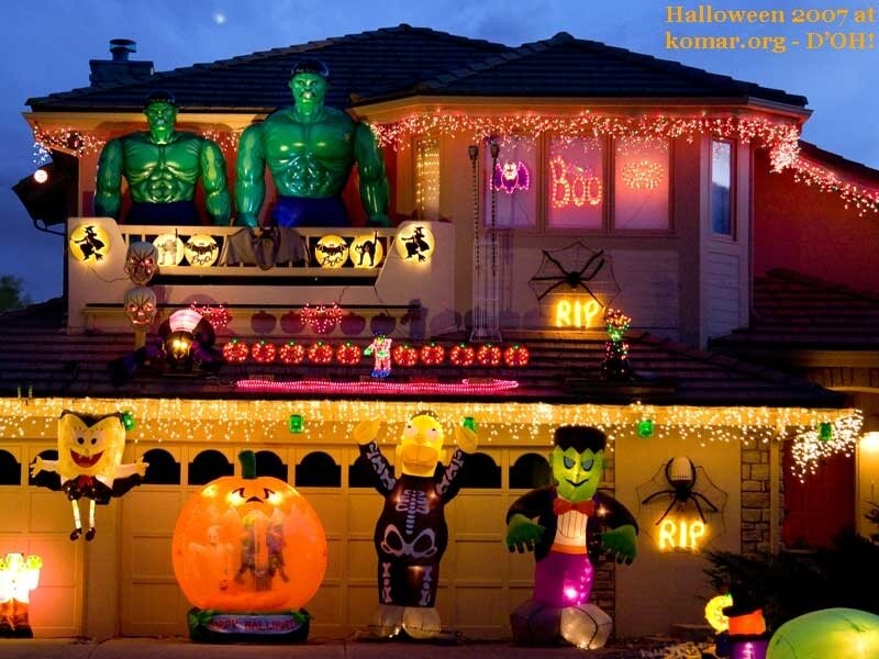 Halloween house decorations