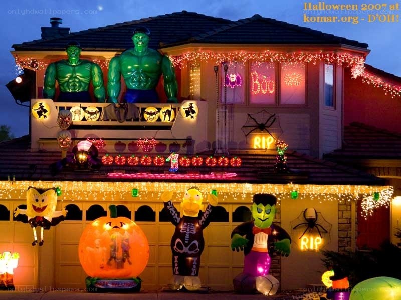 Halloween house decorations