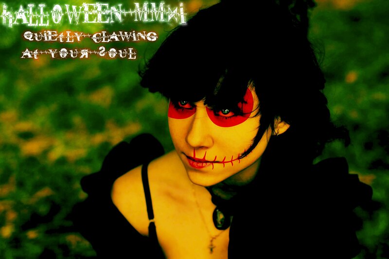Halloween makeup portrait