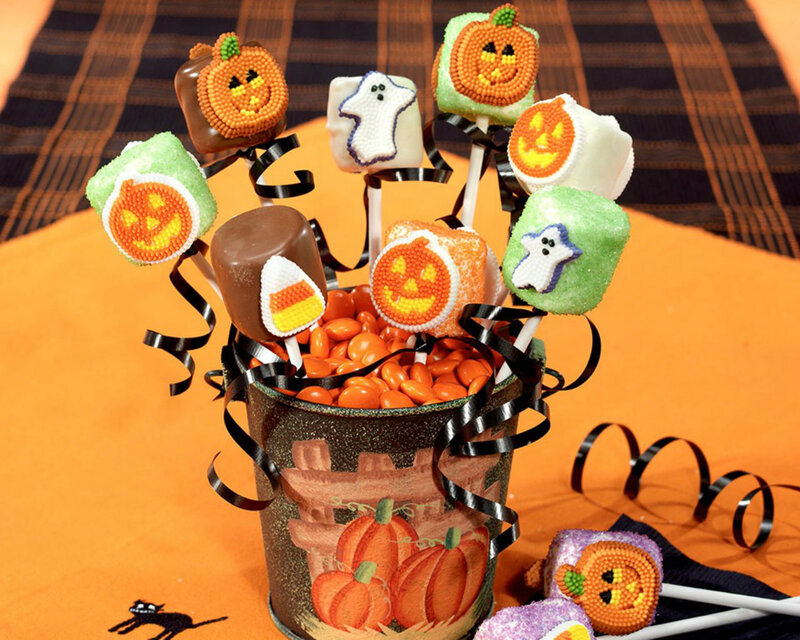 Halloween Marshmallow Pops