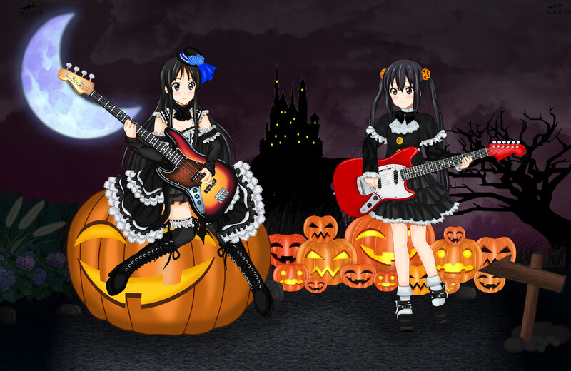 Halloween music girls