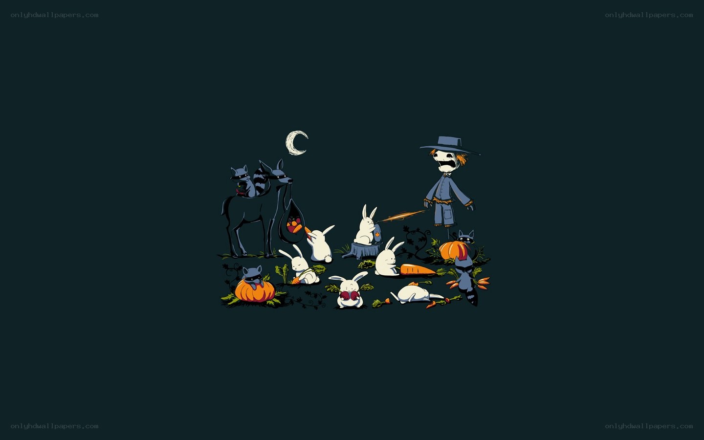Halloween night gathering