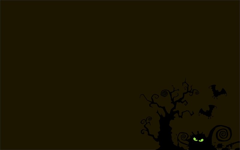 Halloween night scene