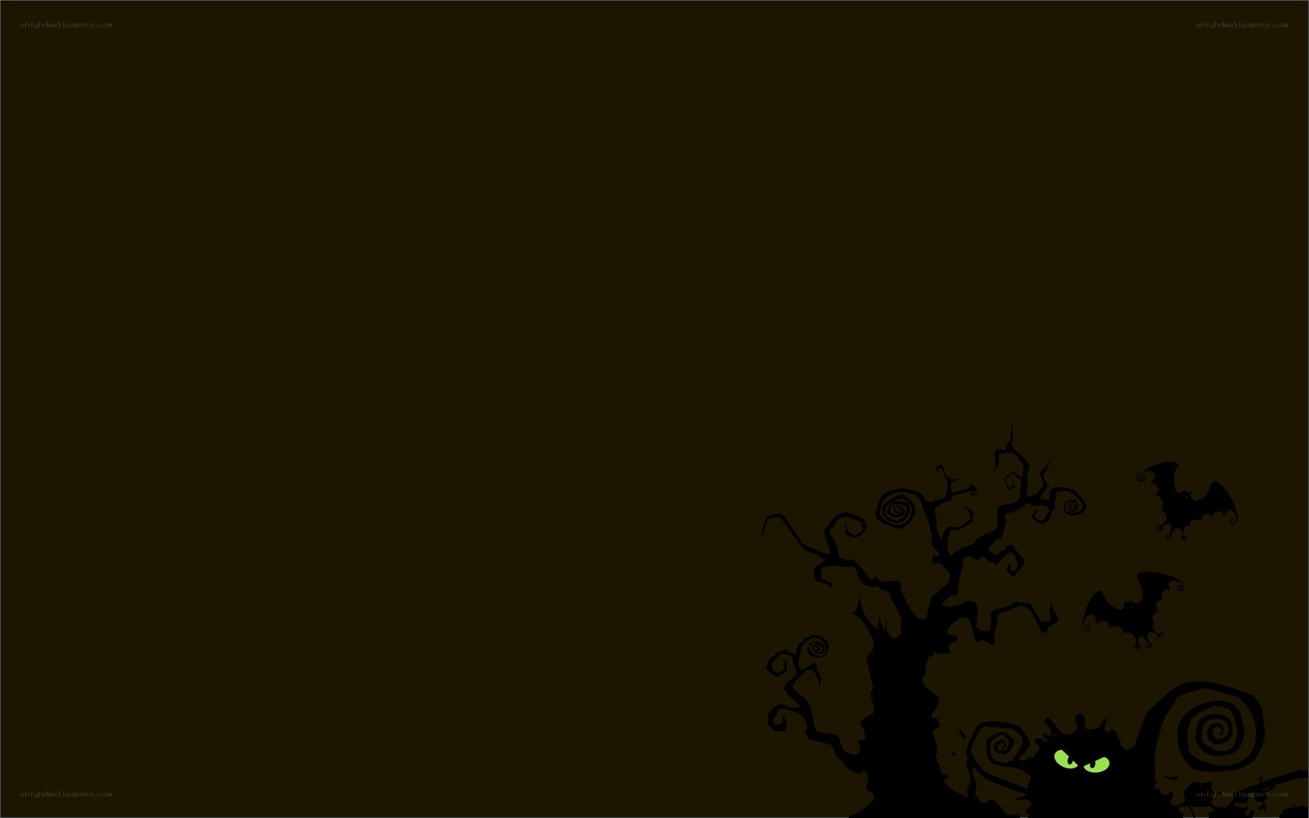 Halloween night scene
