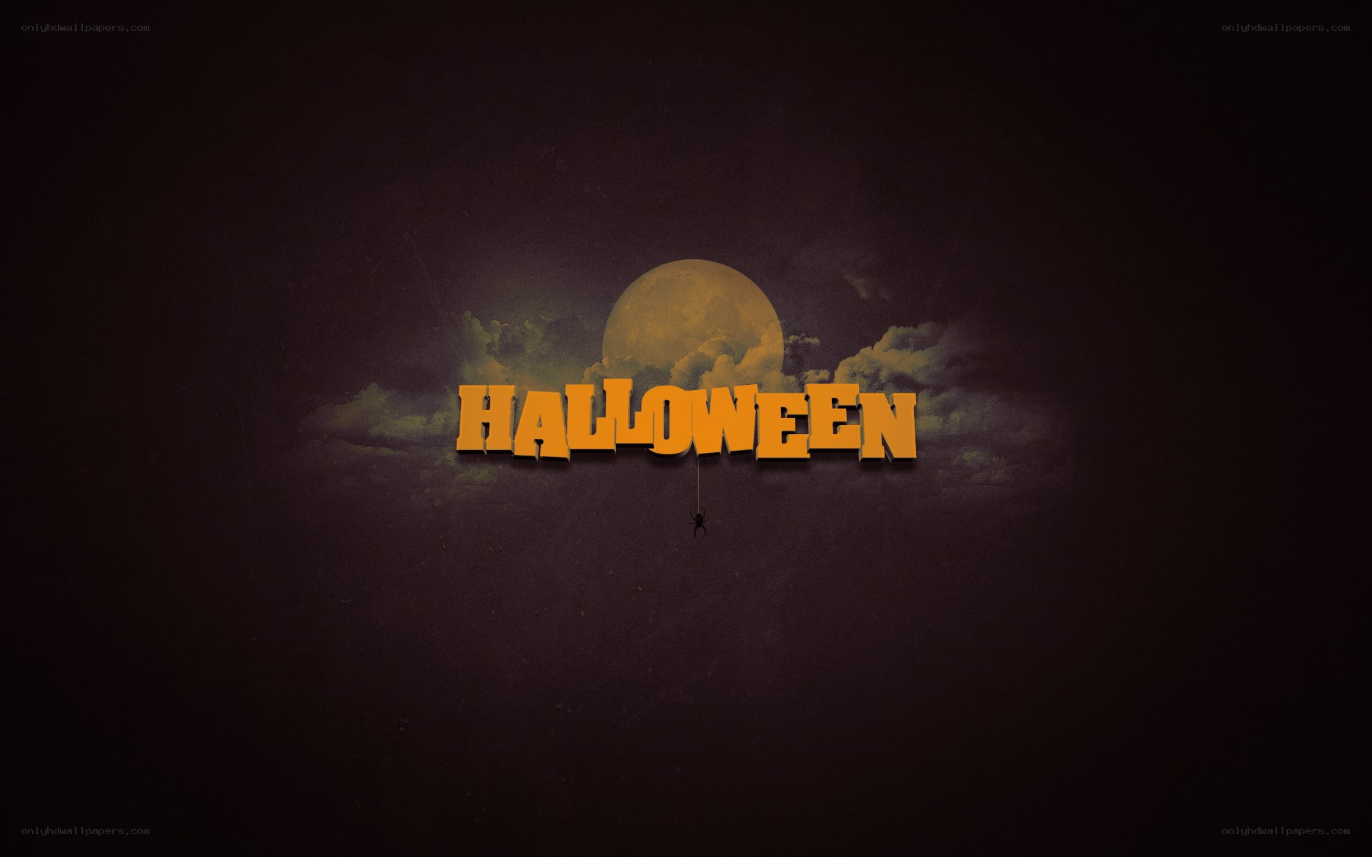 Halloween night with moon