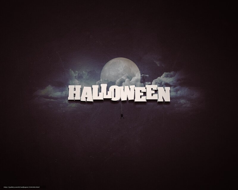 Halloween night with moon