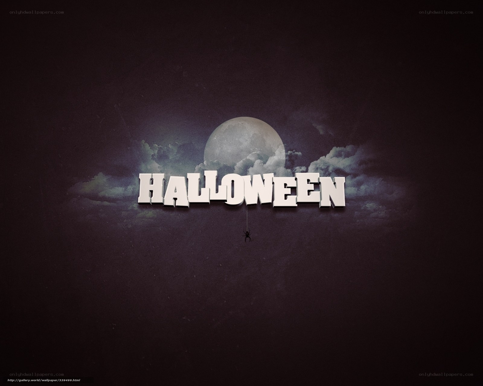Halloween night with moon