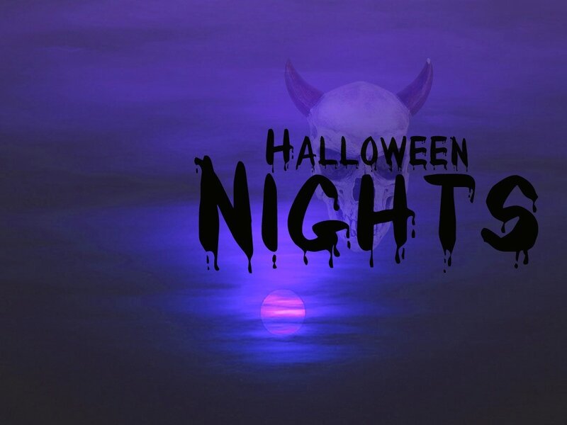 Halloween Nights event poster