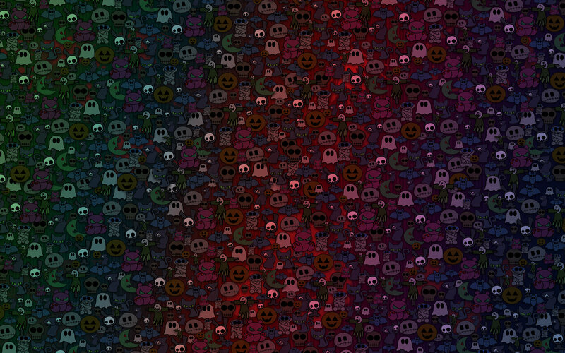 Halloween pattern wallpaper